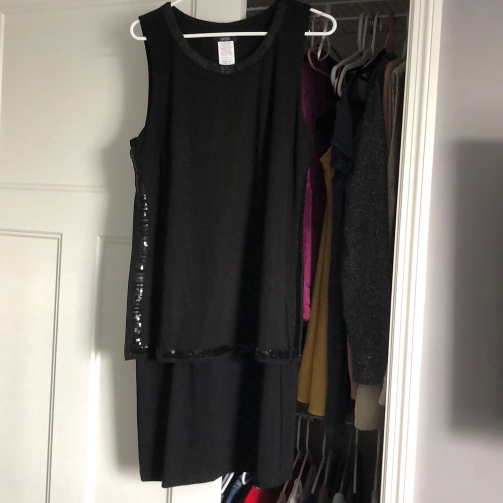 MSK Black Dress